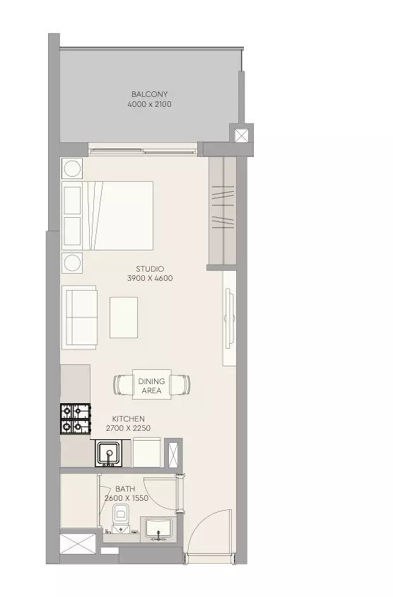 Unit floor plan image
