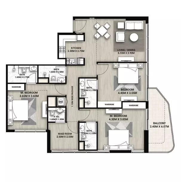 Unit floor plan image
