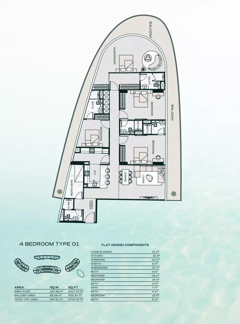 Unit floor plan image
