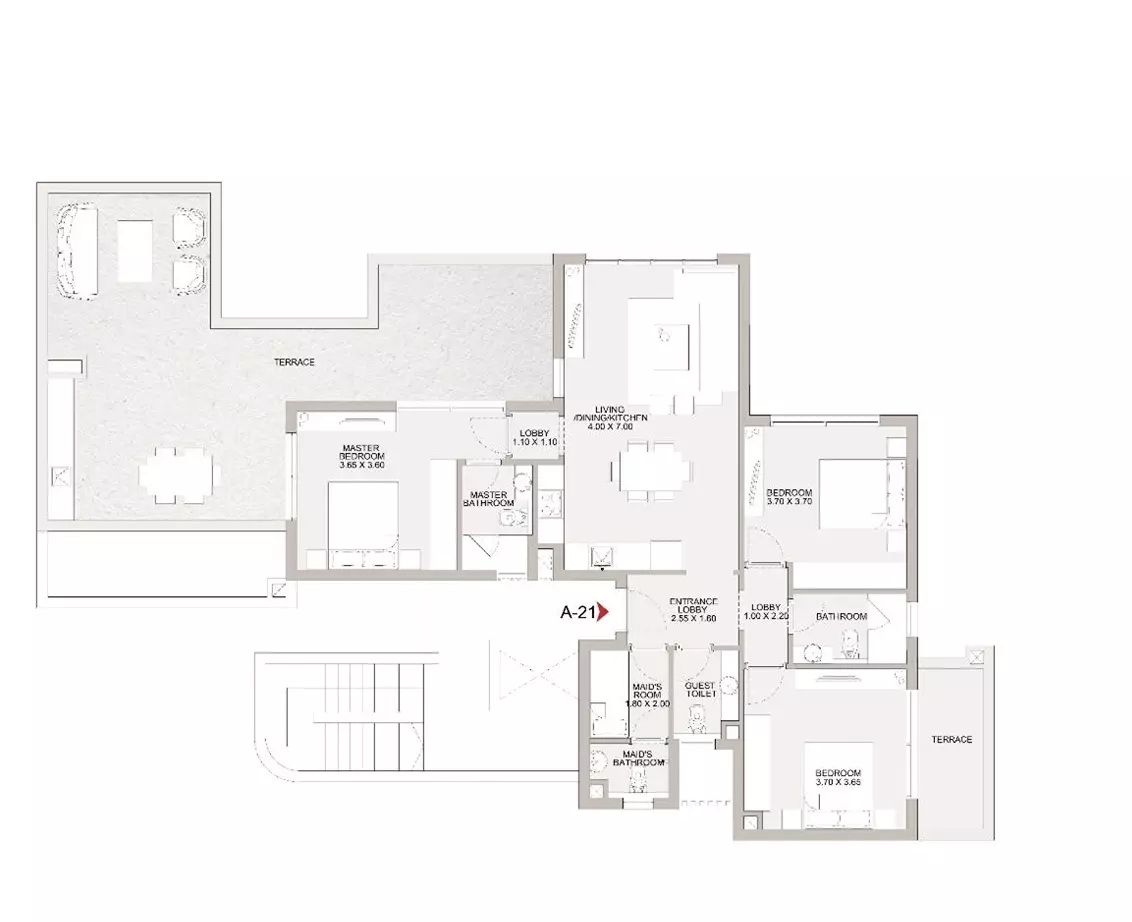 Unit floor plan image