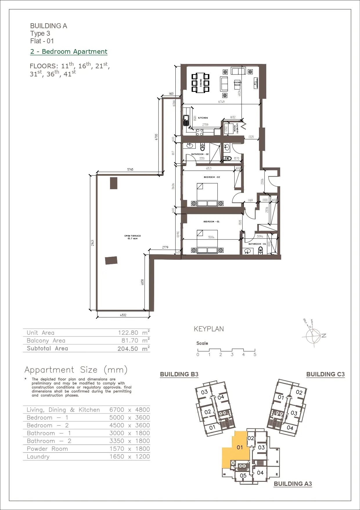 Unit floor plan image