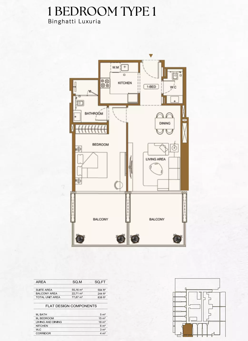 Unit floor plan image