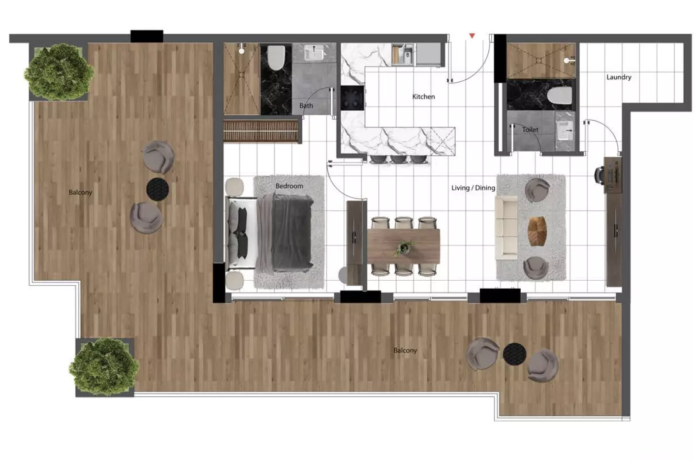 Unit floor plan image