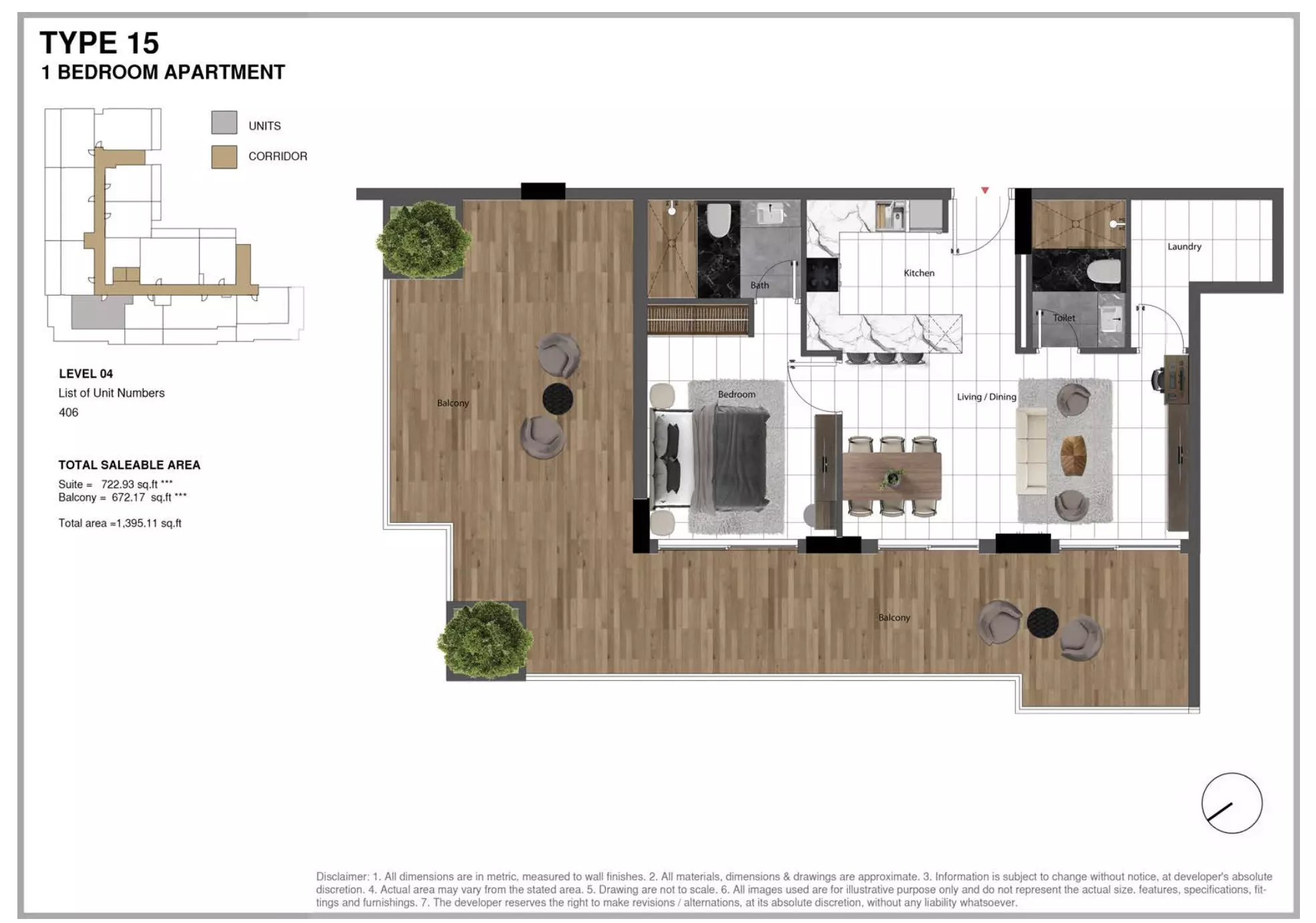 Unit floor plan image