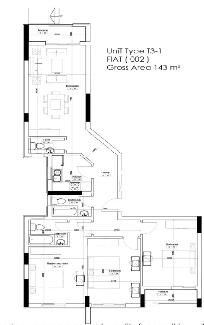 صورة مخطط ارضية الوحدة