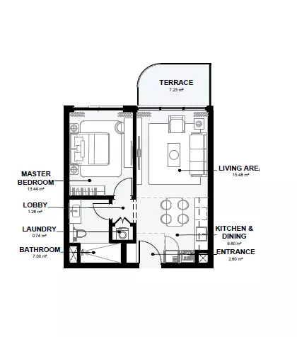Unit floor plan image