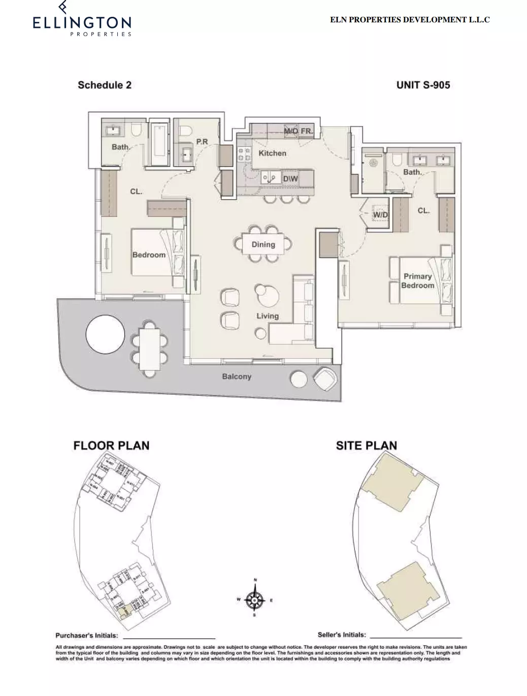 Mercer House — 2BR floor plan