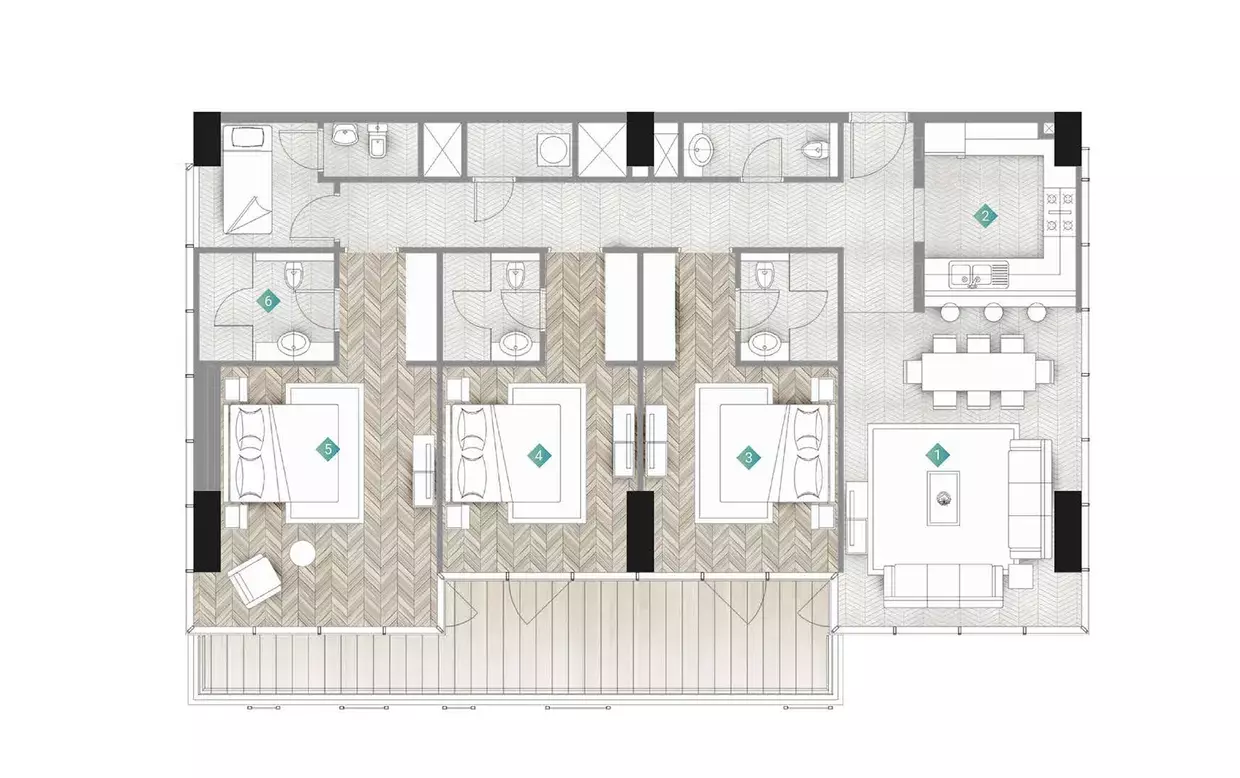 Unit floor plan image