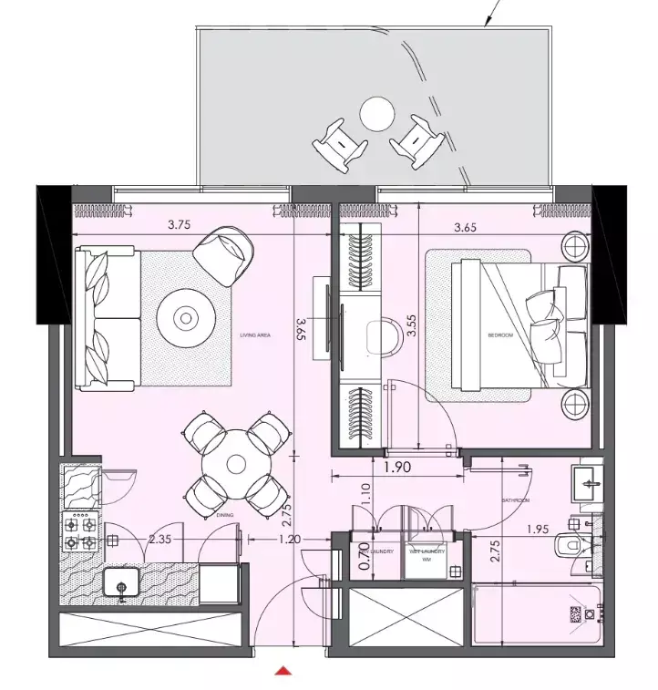Unit floor plan image