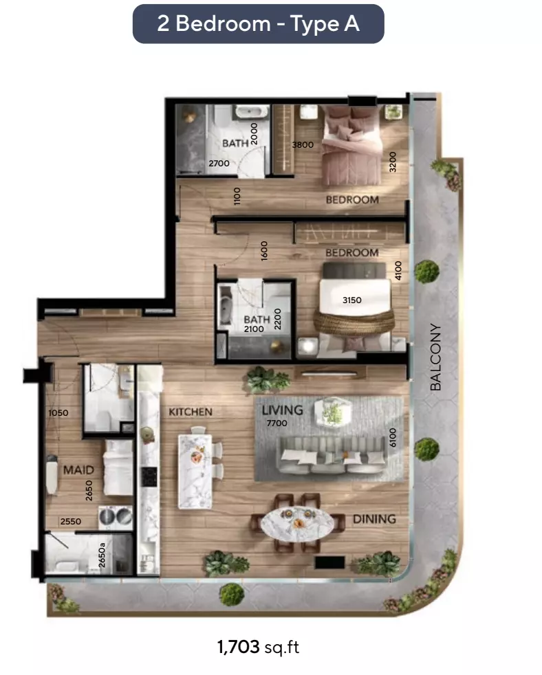 صورة مخطط ارضية الوحدة