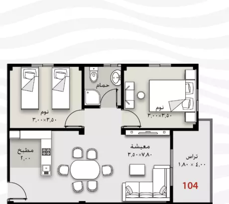 Unit floor plan image