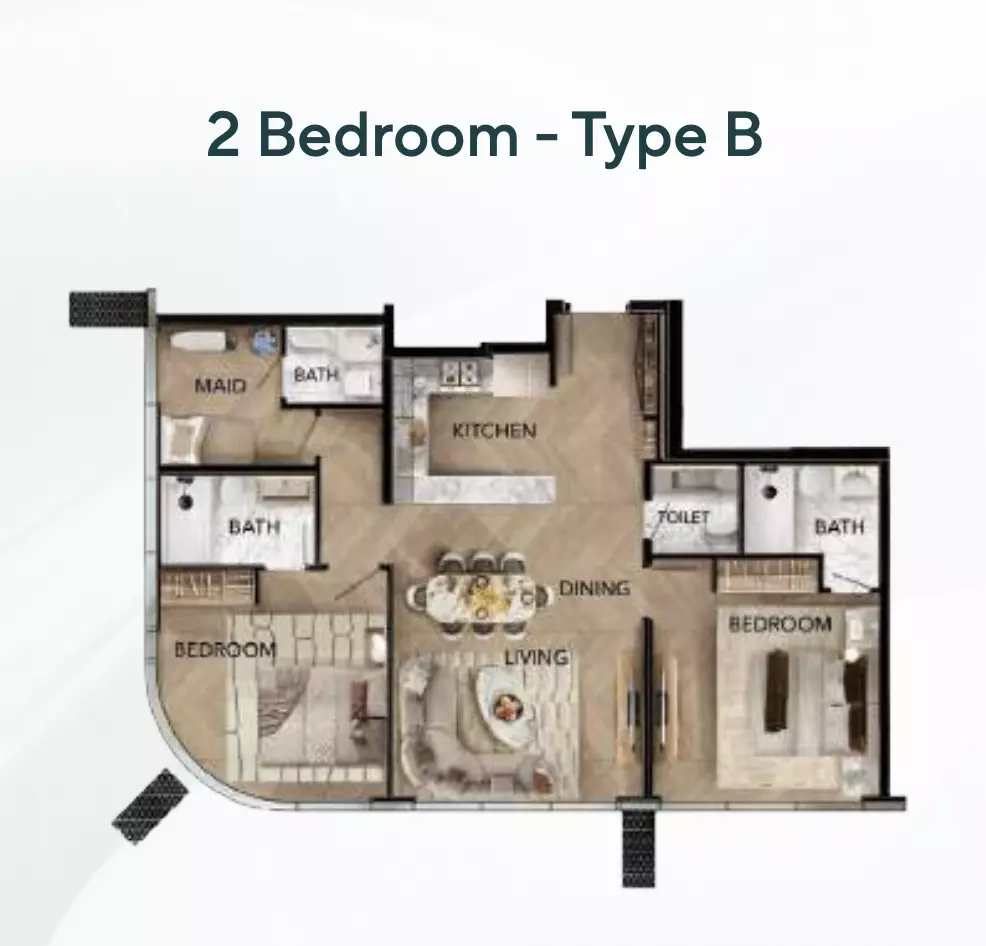 صورة مخطط ارضية الوحدة