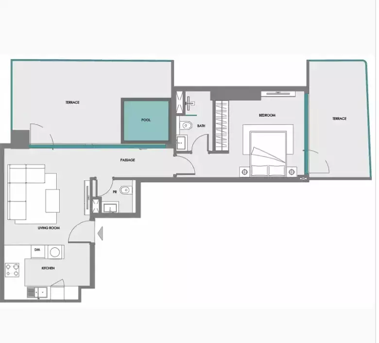Unit floor plan image