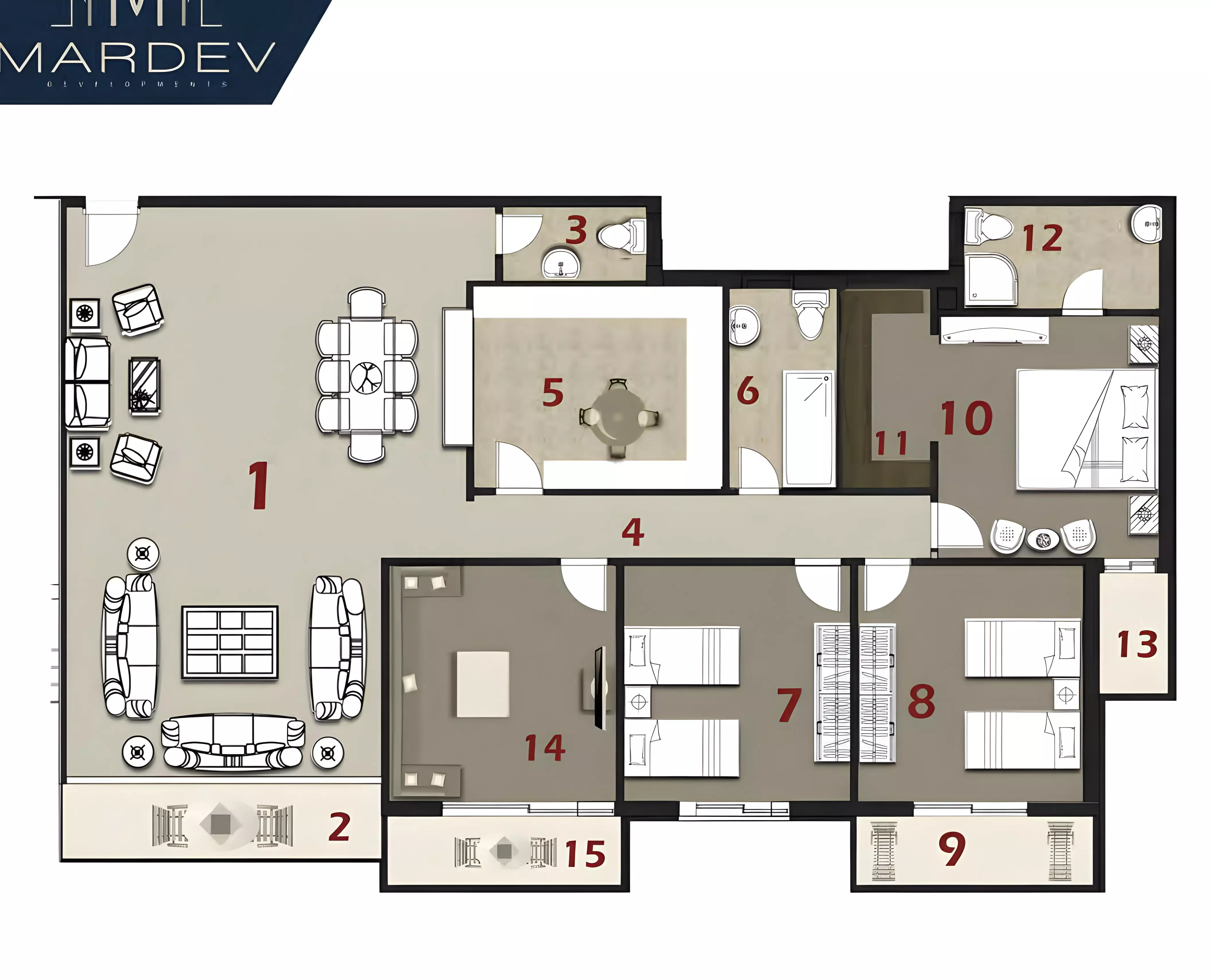Unit floor plan image
