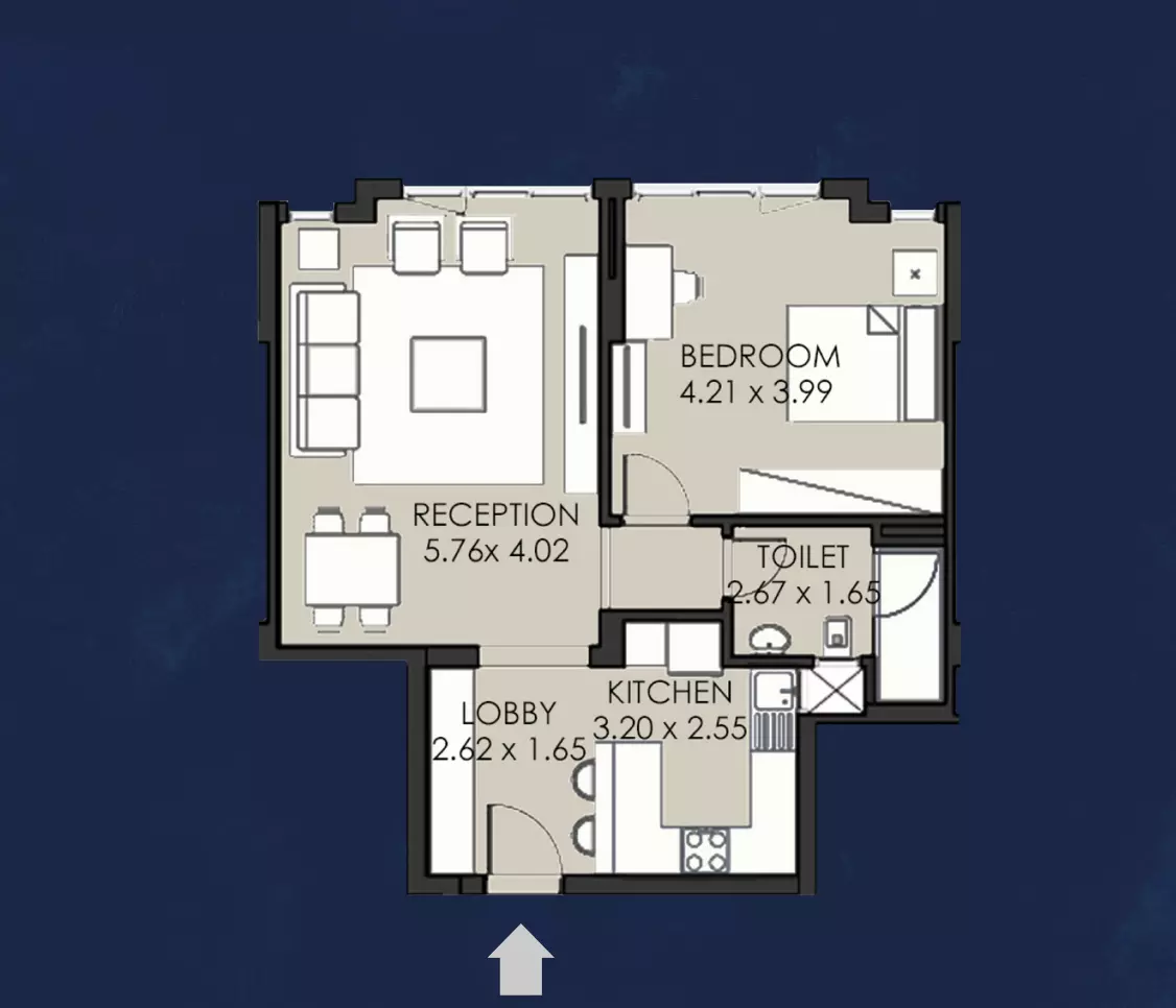 صورة مخطط ارضية الوحدة