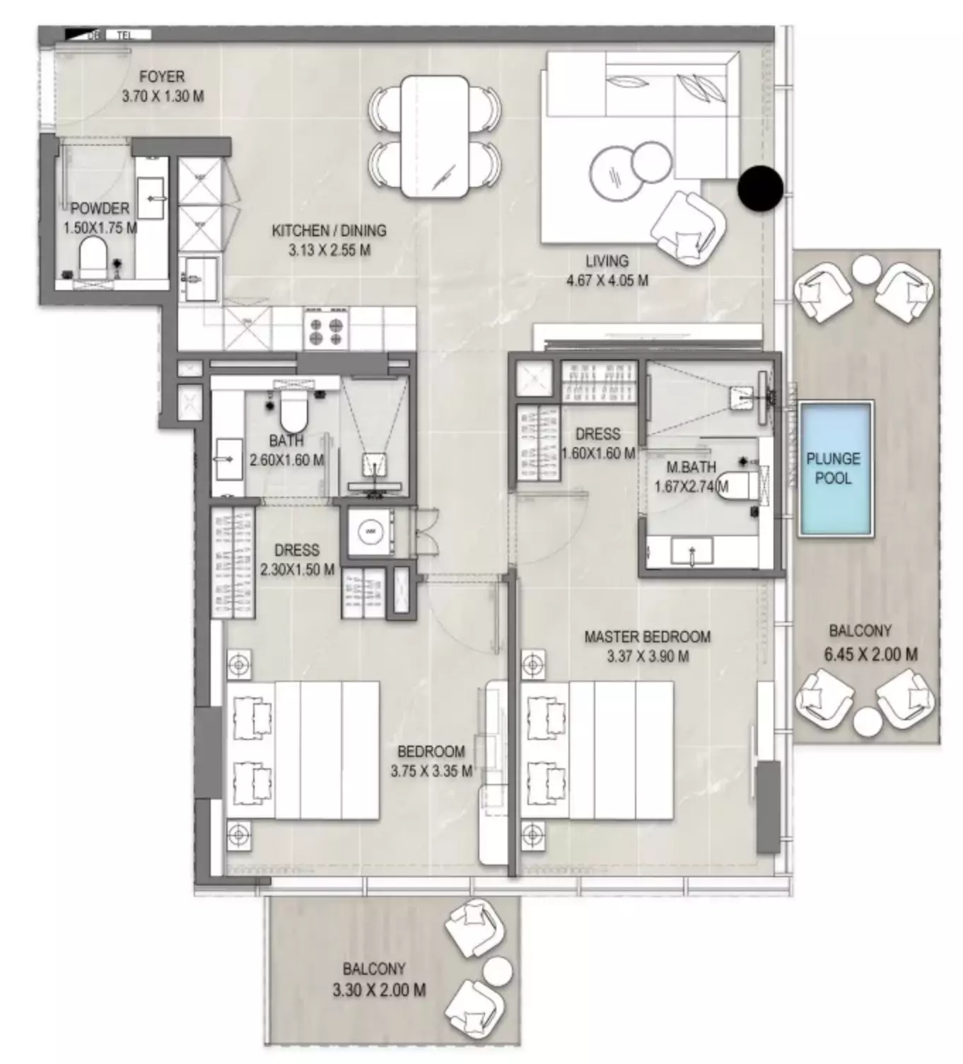 Unit floor plan image