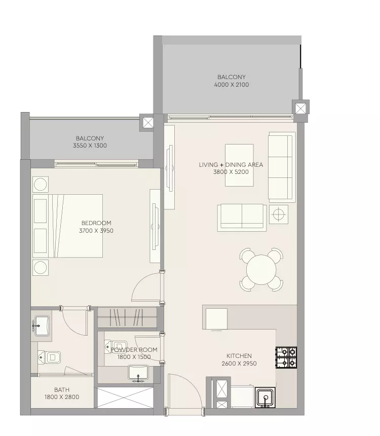 Unit floor plan image