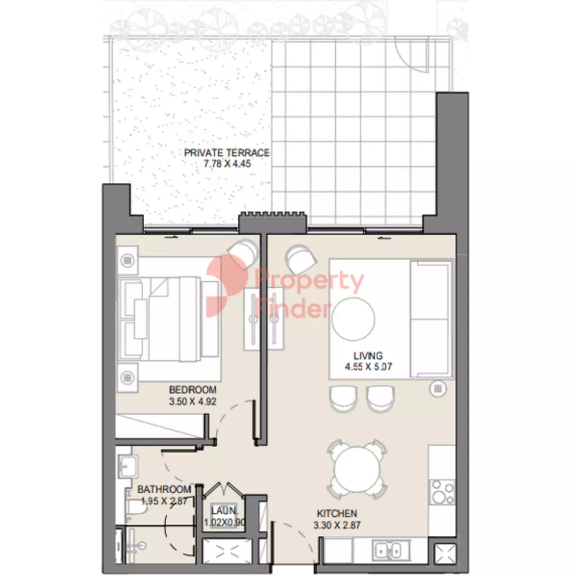 Jomana B4-Type A Level ground, 1 bed