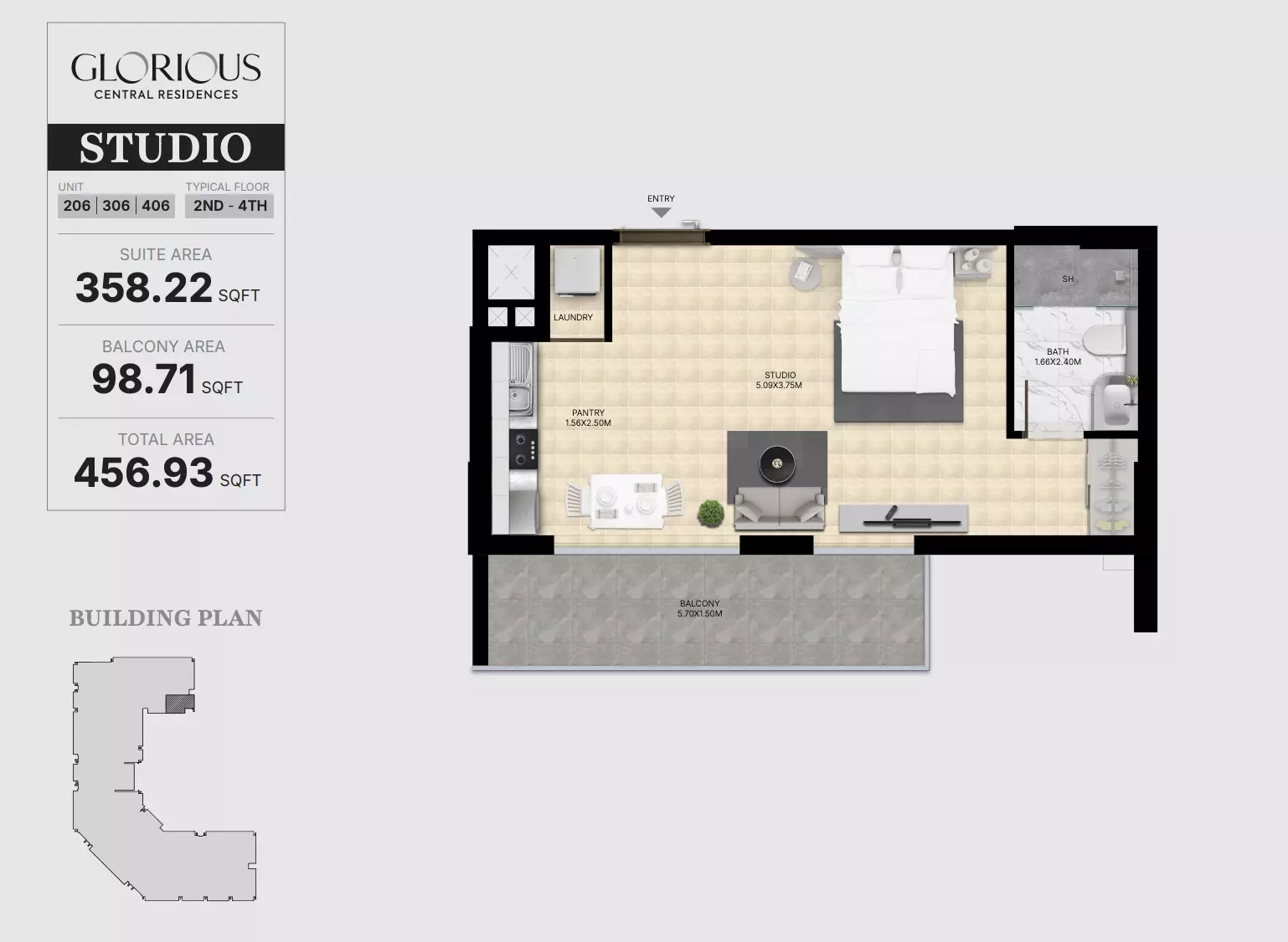 Unit floor plan image