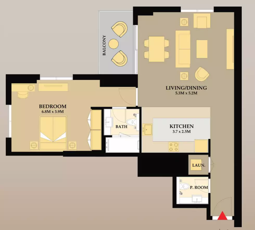 صورة مخطط ارضية الوحدة