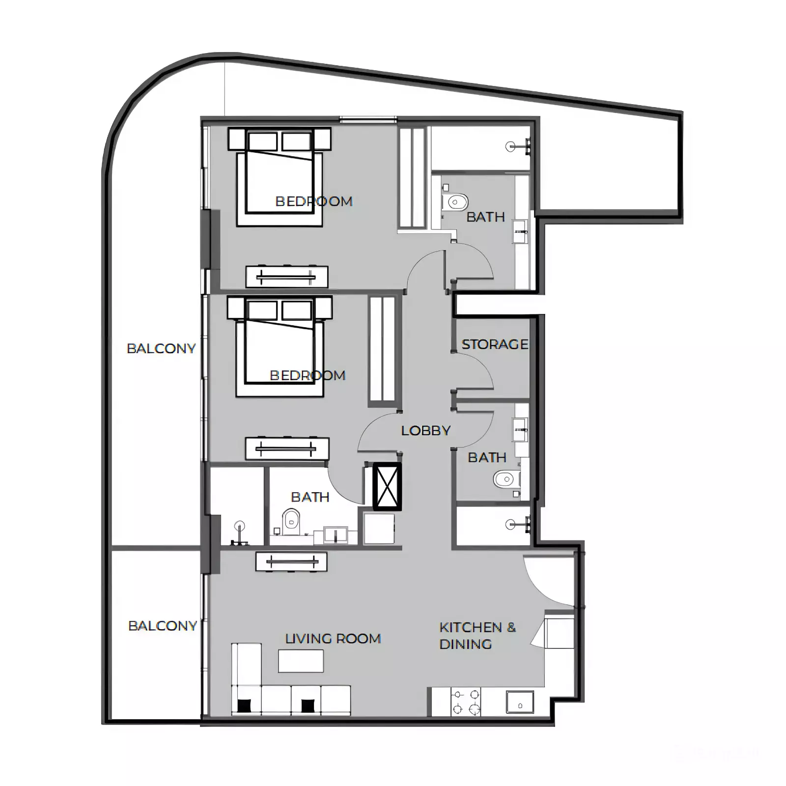 Unit floor plan image