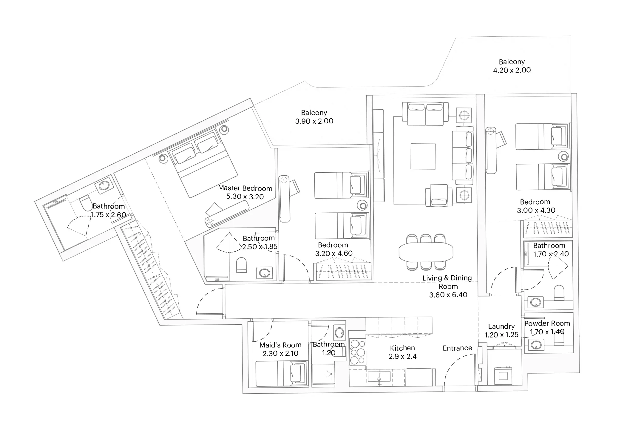 Unit floor plan image