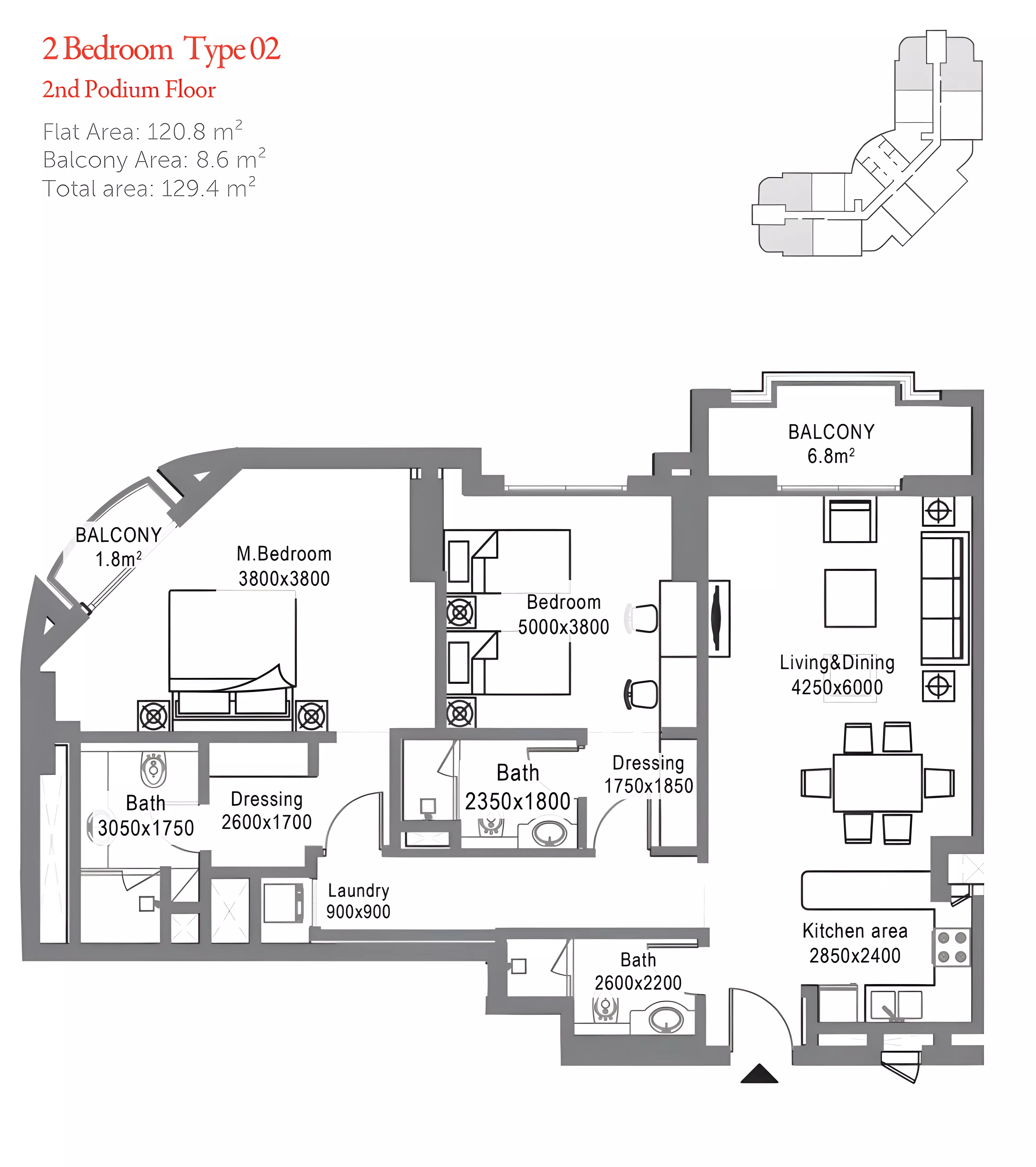 Unit floor plan image