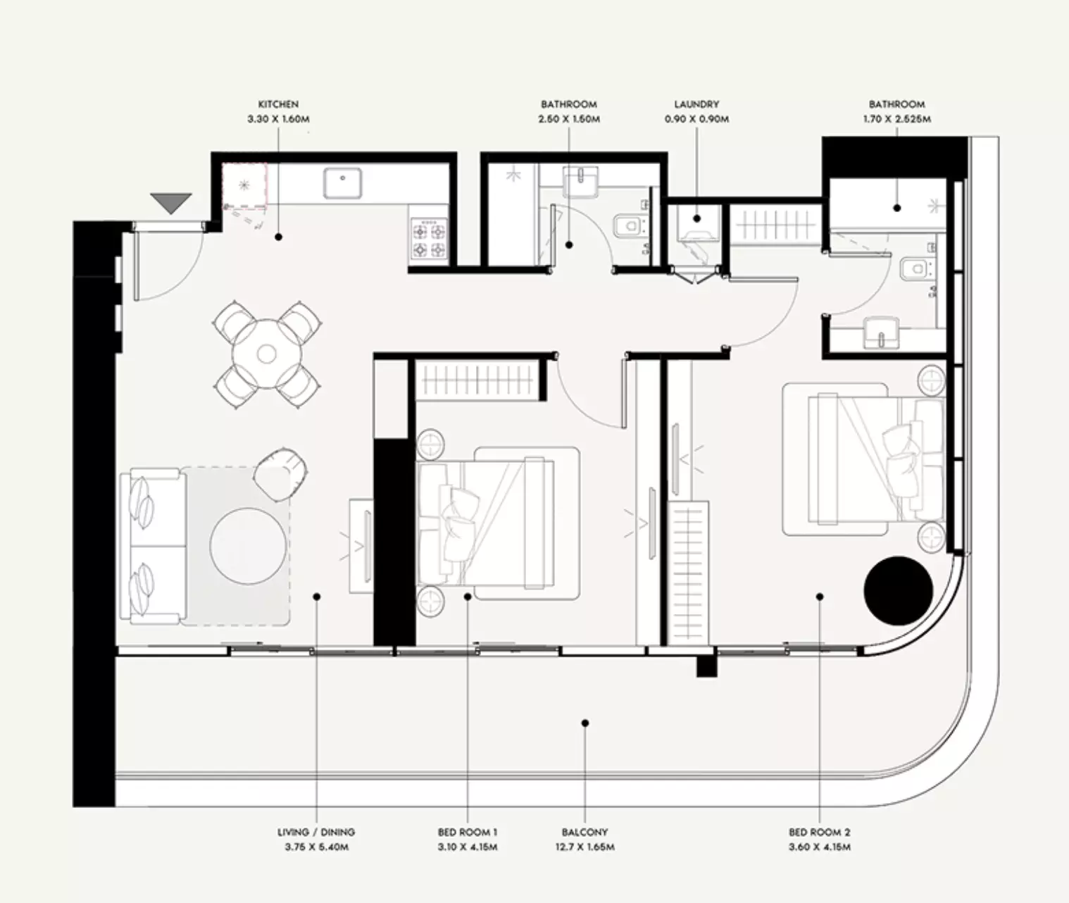 Unit floor plan image