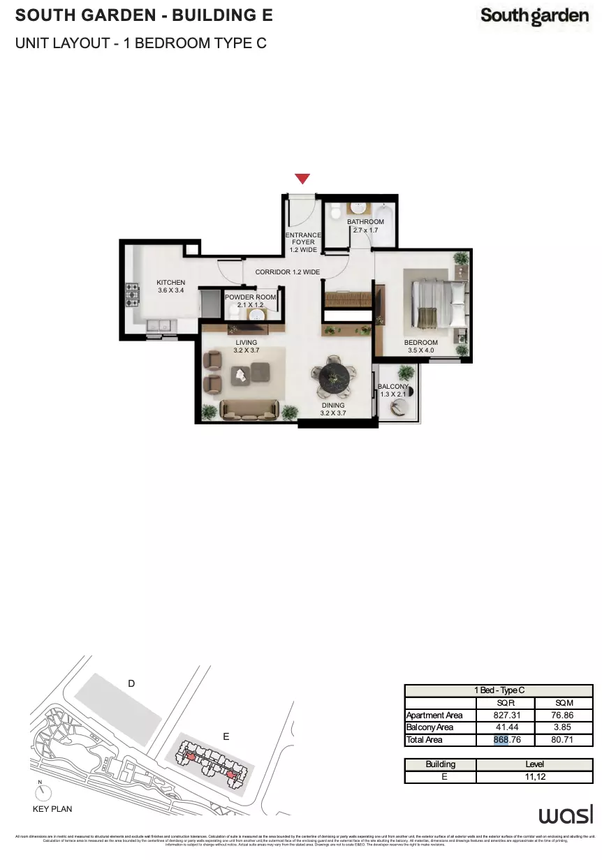 Unit floor plan image