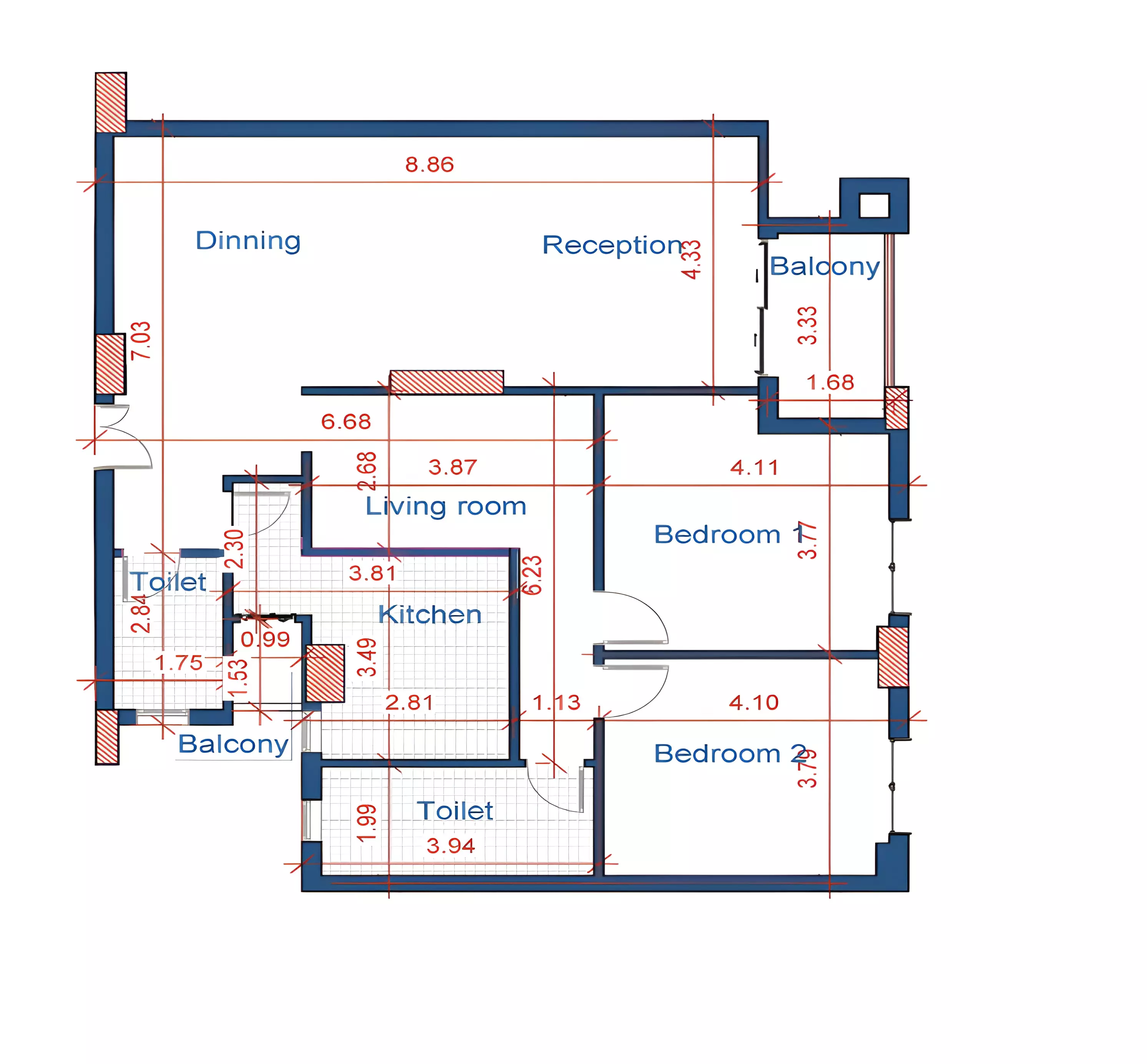 Unit floor plan image