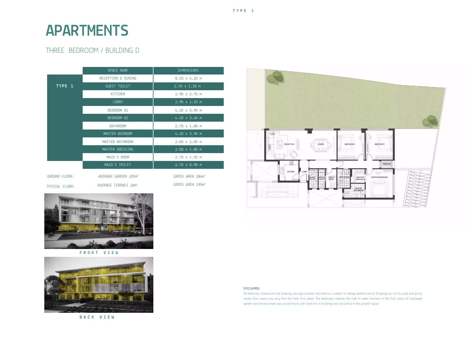 صورة مخطط ارضية الوحدة
