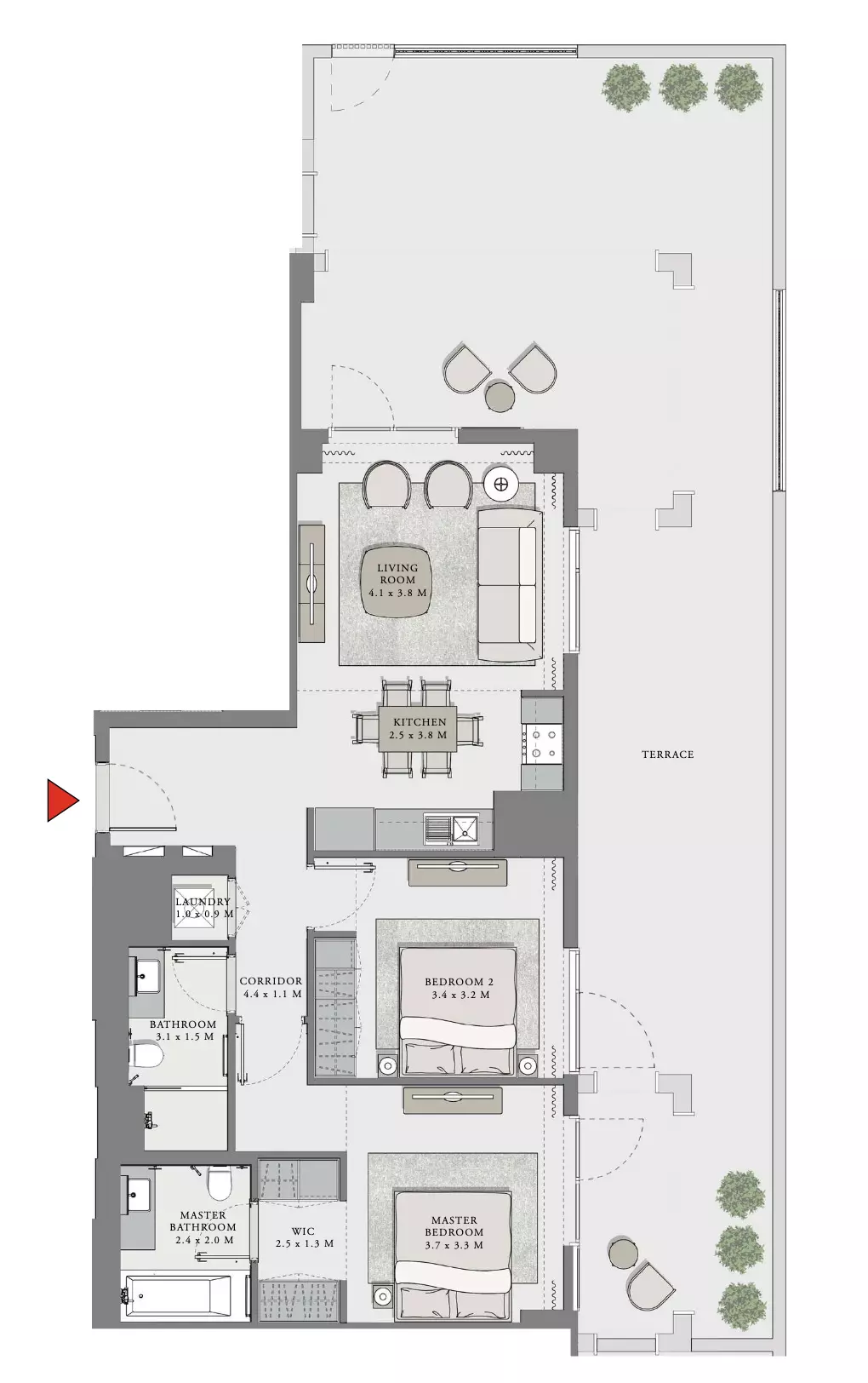 Creek Beach Lotus Unit 104, Level 01 Building 3, 2 beds