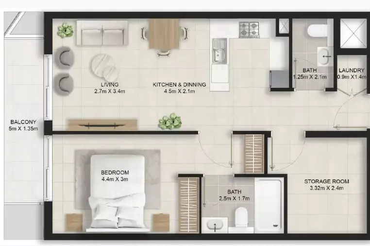 Unit floor plan image