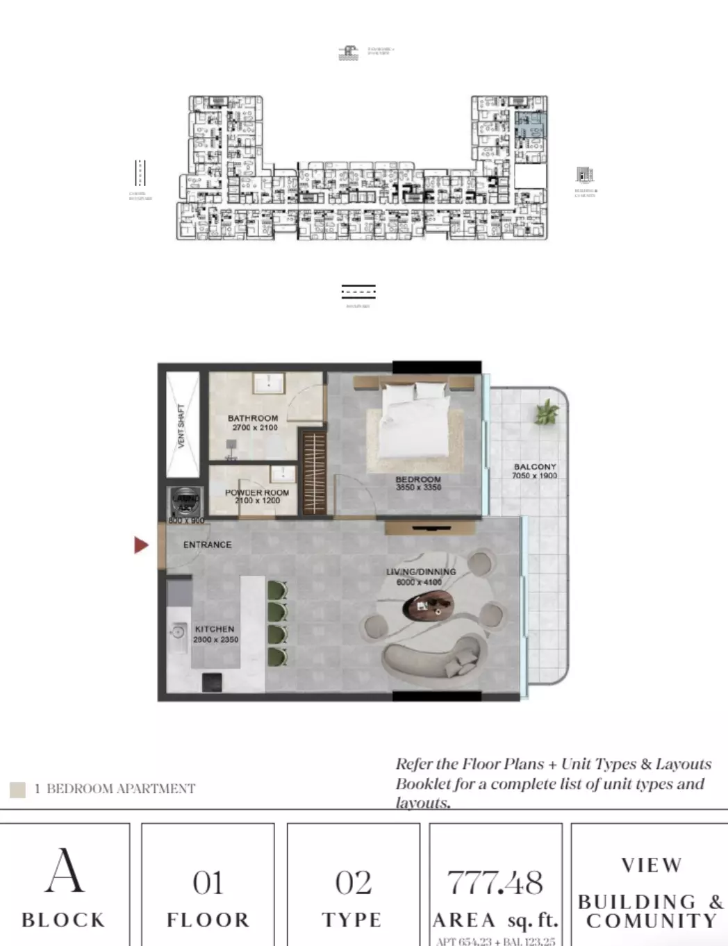 Unit floor plan image