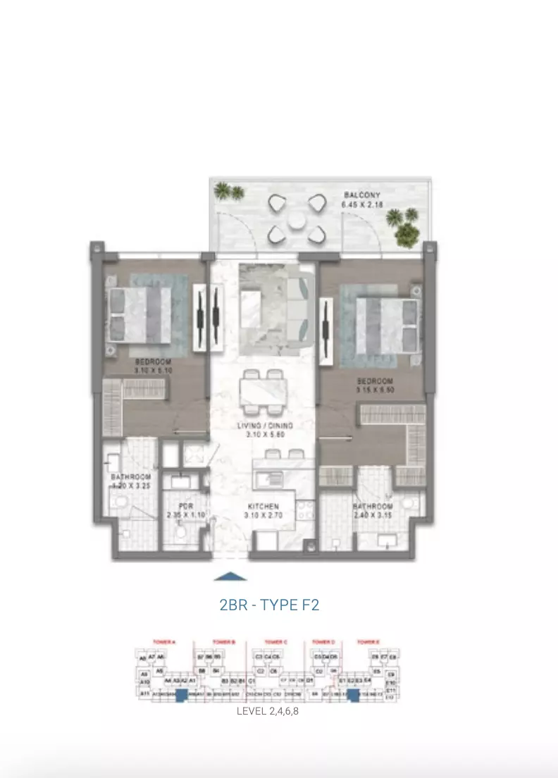 Unit floor plan image