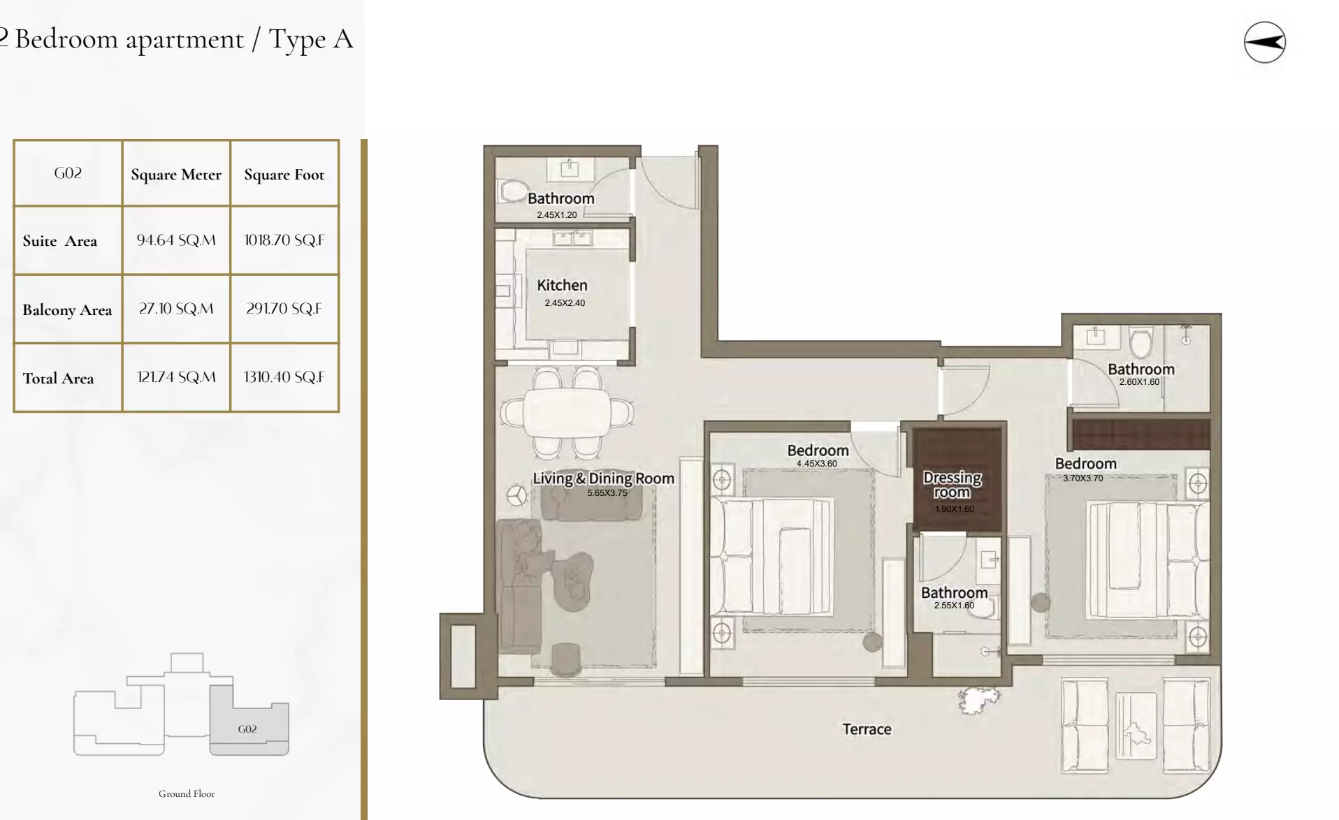 Unit floor plan image
