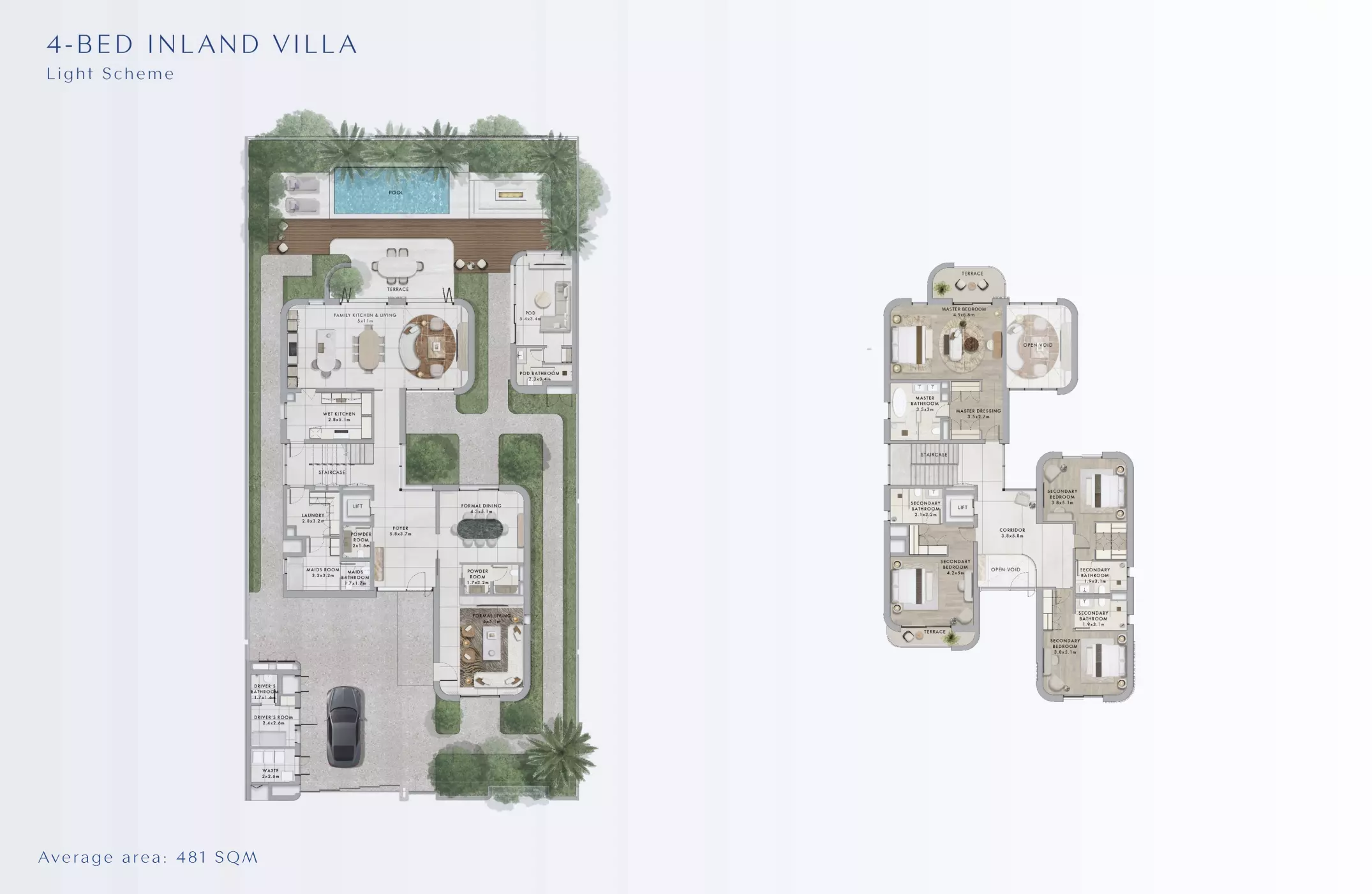 صورة مخطط ارضية الوحدة