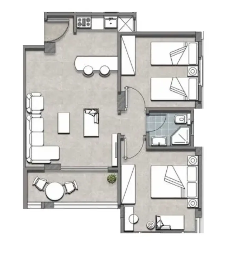 Unit floor plan image