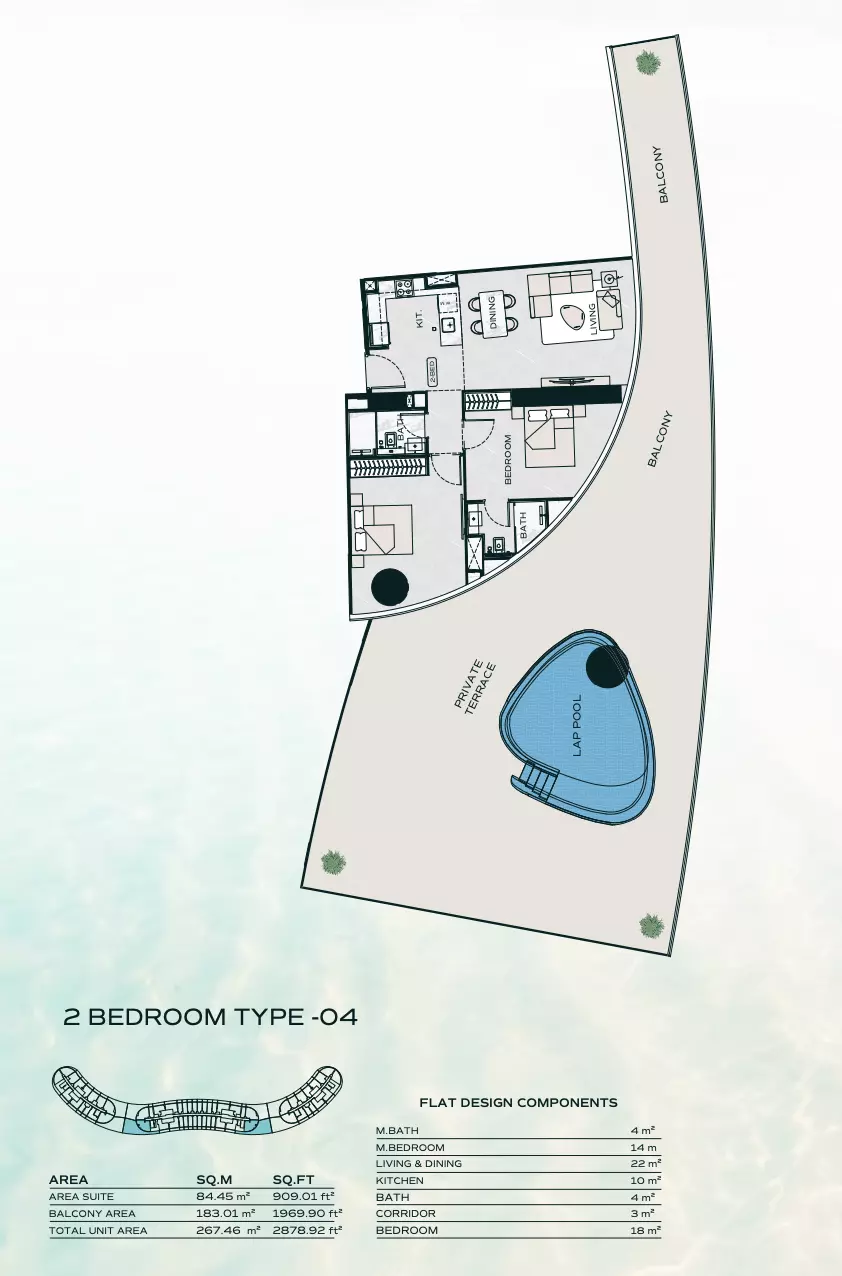 Unit floor plan image