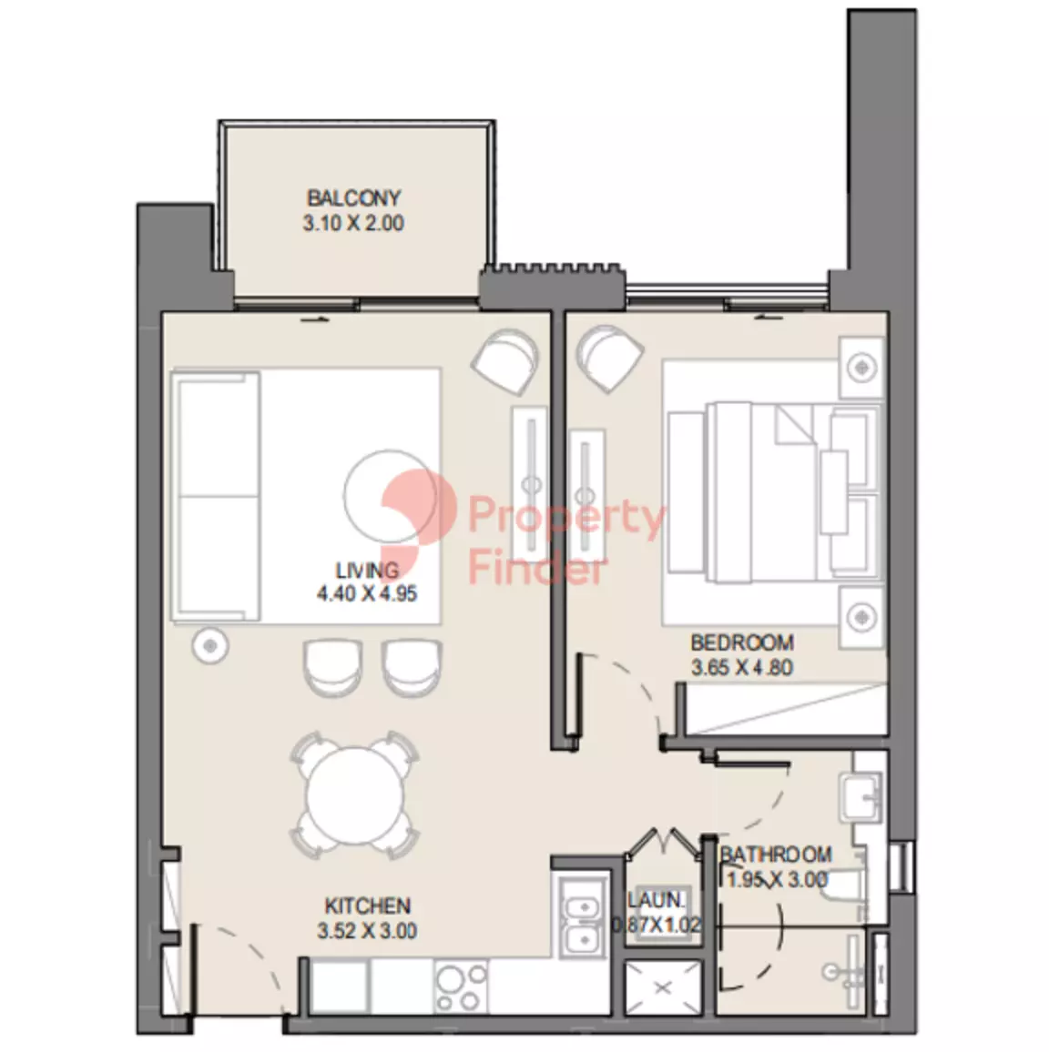 Jomana B4-Type B Level 1, 1 bed