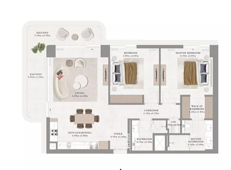 Avonlea B2-Type T, 2 beds