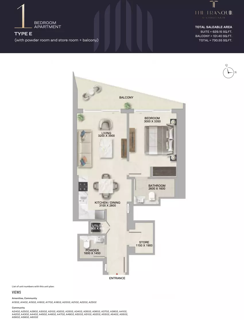 Unit floor plan image