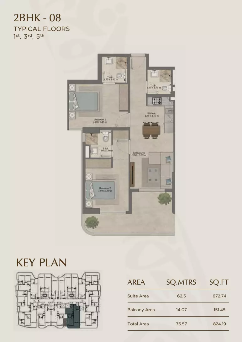 Unit floor plan image