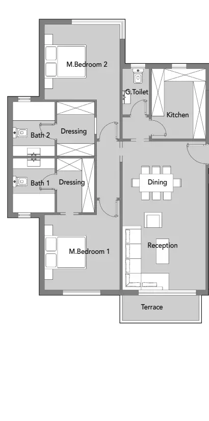 Unit floor plan image