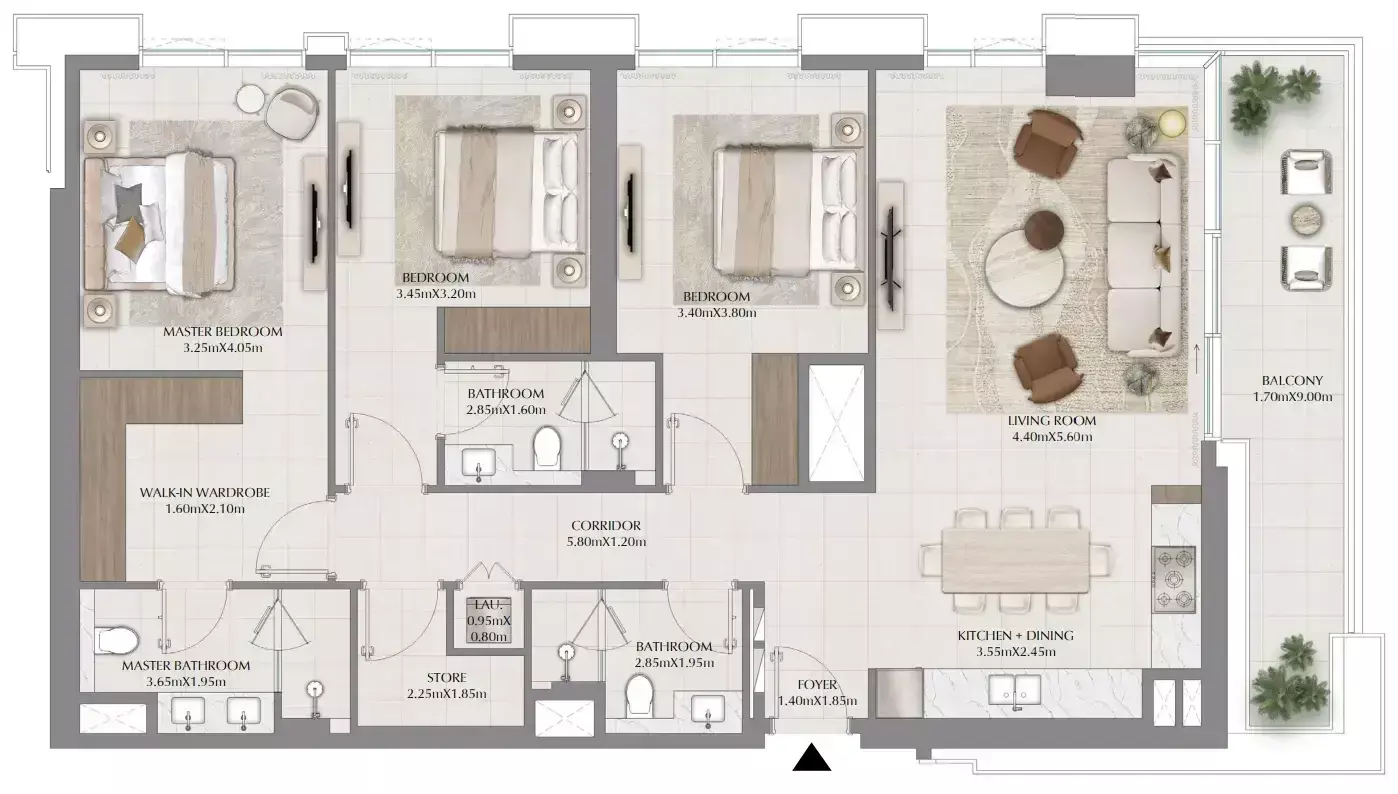 Unit floor plan image