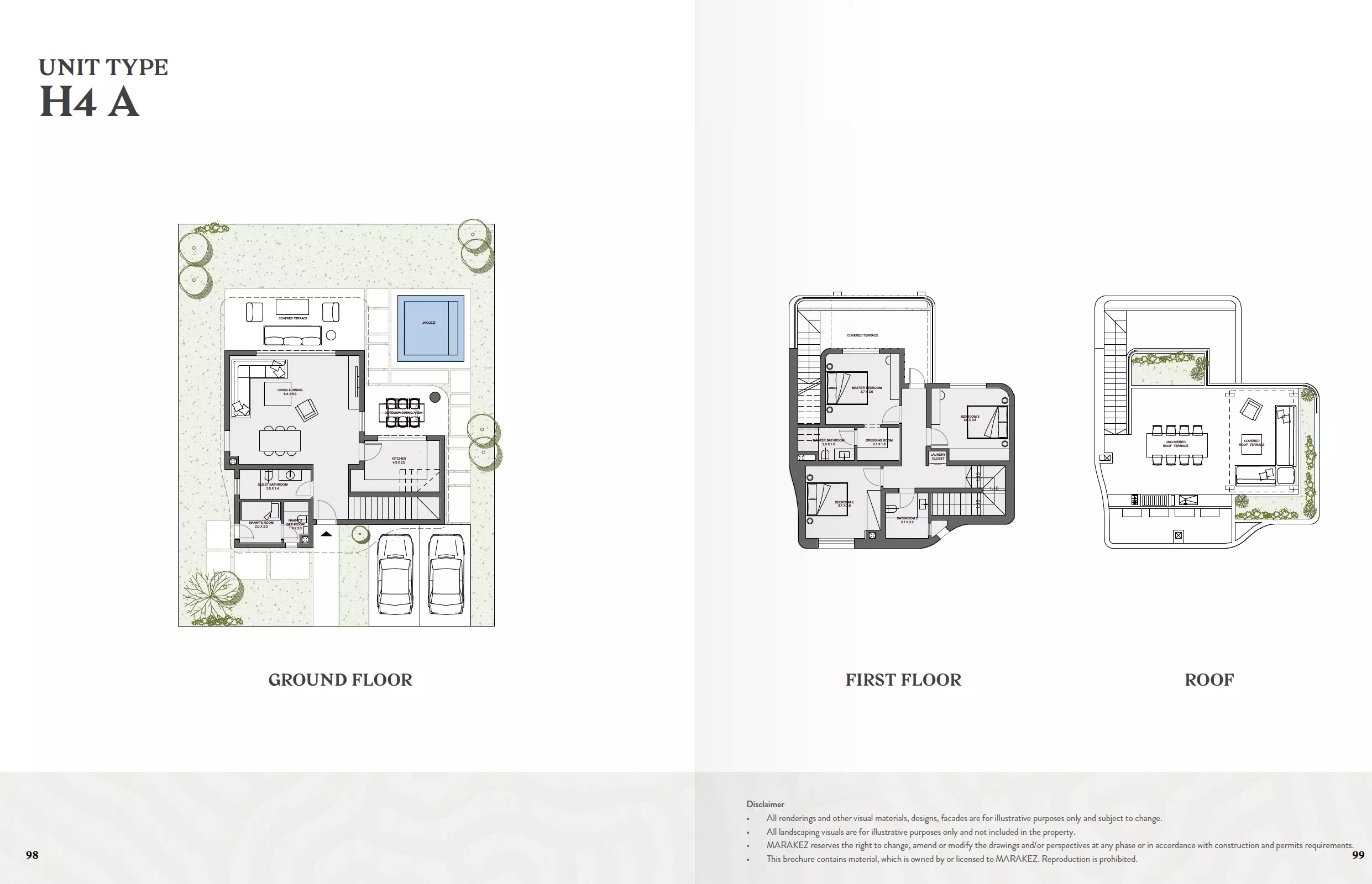 صورة مخطط ارضية الوحدة