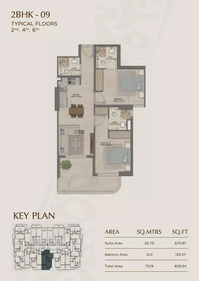 Unit floor plan image