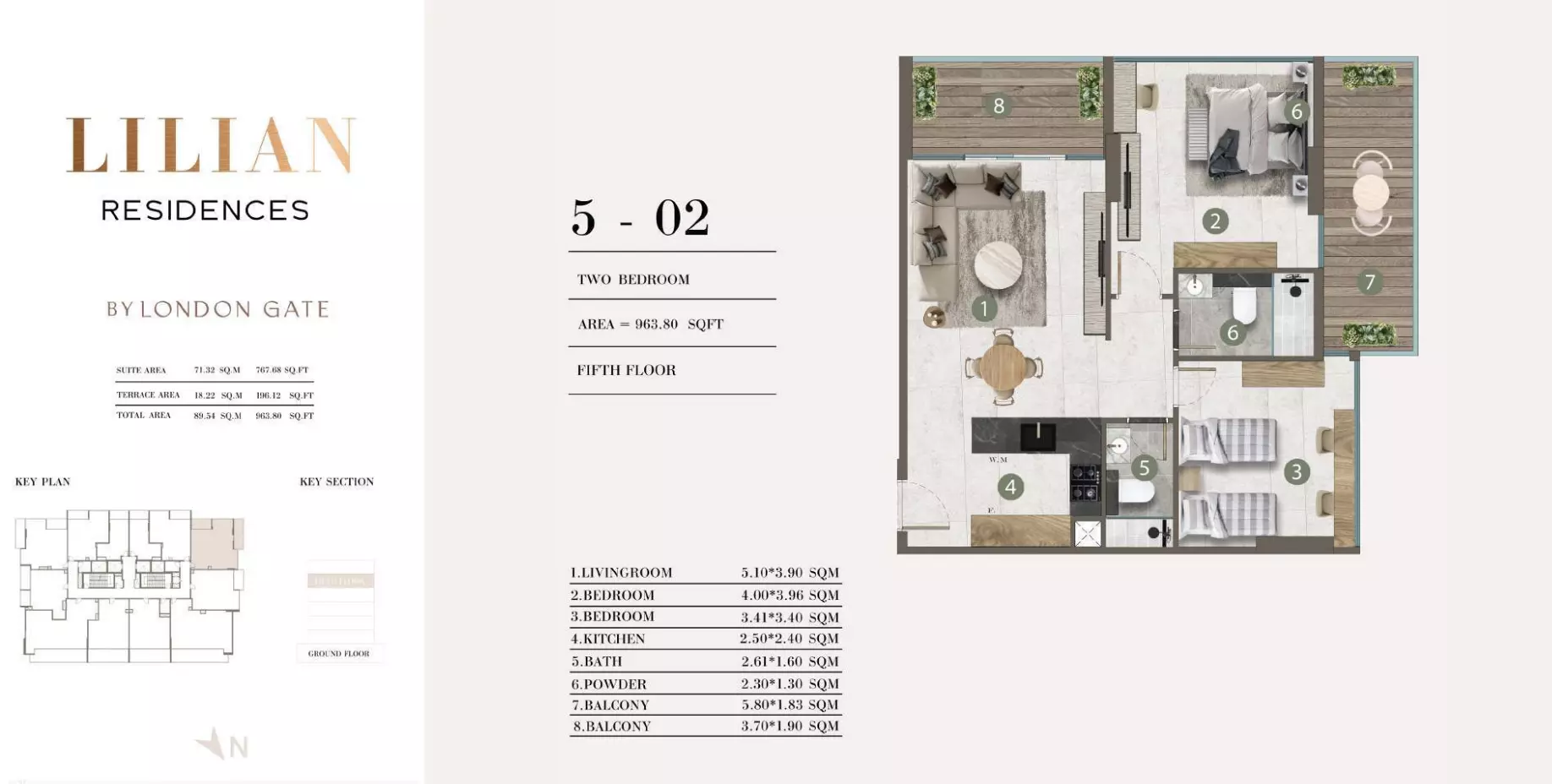 Unit floor plan image