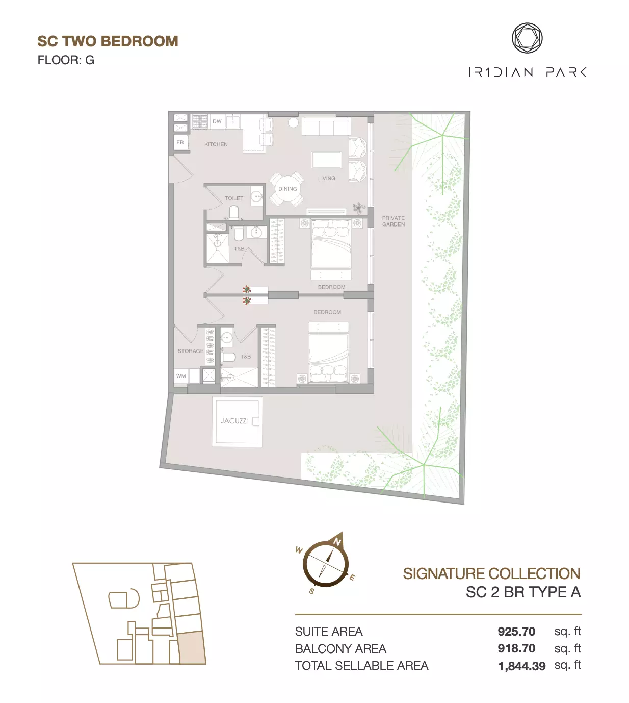 Unit floor plan image