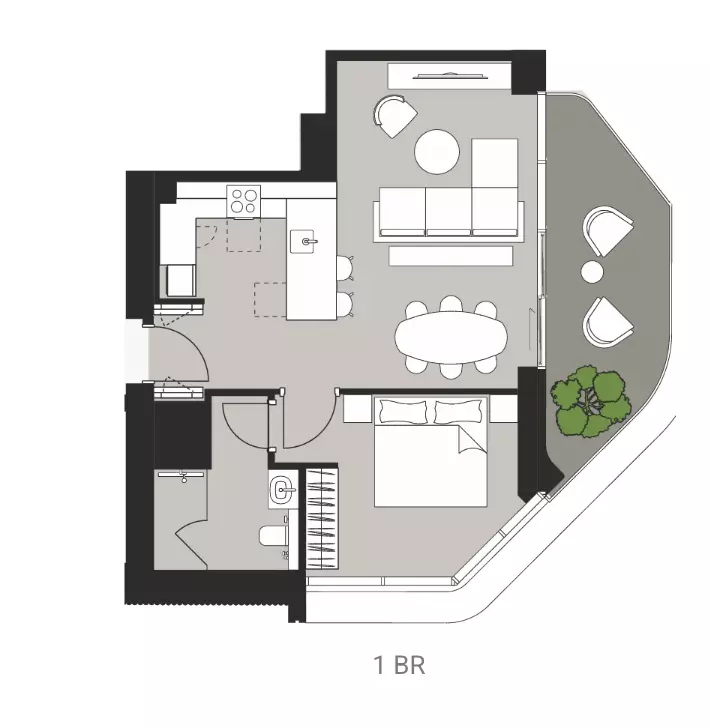 Unit floor plan image
